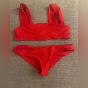Frankie’s Bikinis Ribbed Bikini